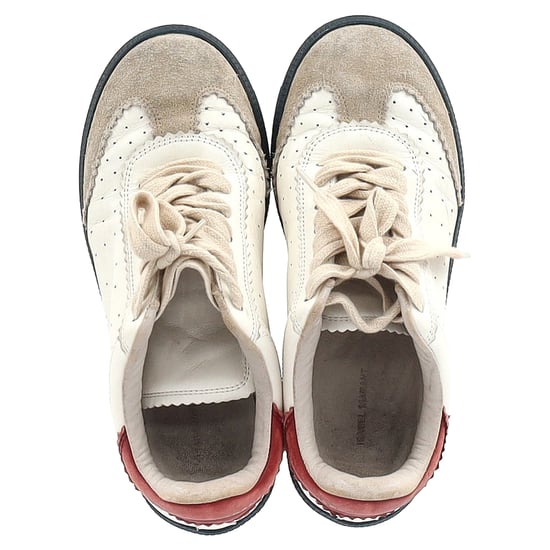 Isabel Marant Bryce Schnürsneaker aus weißem Leder und Wildleder - Image 3