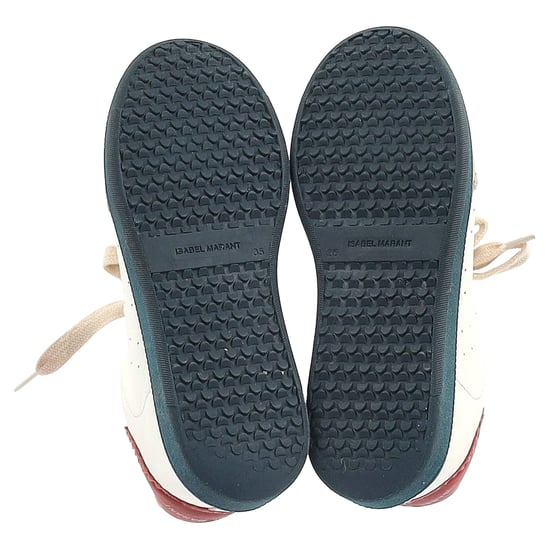 Isabel Marant Bryce Schnürsneaker aus weißem Leder und Wildleder - Image 6
