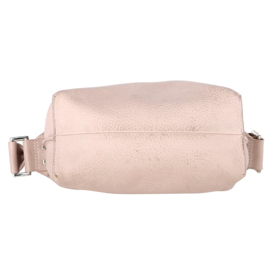 Maulbeer-Hobo-Schultertasche aus zartrosa Leder - Image 4