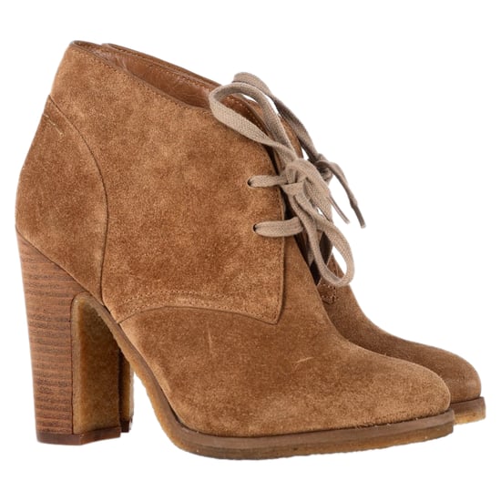 See by Chloé Schnür-Stiefeletten mit Absatz aus braunem Wildleder - Image 1