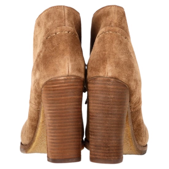 See by Chloé Schnür-Stiefeletten mit Absatz aus braunem Wildleder - Image 5