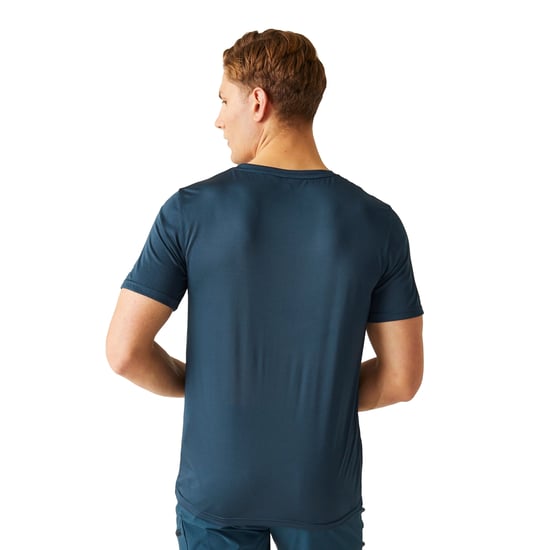 Regatta - "Fingal" T-Shirt V-Ausschnitt für Herren (Dunkel-Jeansblau) - Image 5