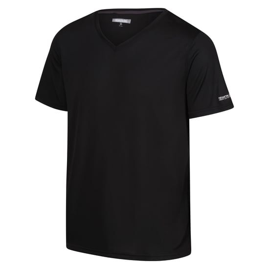 Regatta - "Fingal" T-Shirt V-Ausschnitt für Herren (Schwarz) - Image 3
