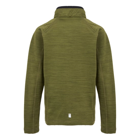 Regatta - "Berley" Fleece-Oberteil mit halbem Reißverschluss für Kinder (Nephrit Grün/Schwarz) - Image 2