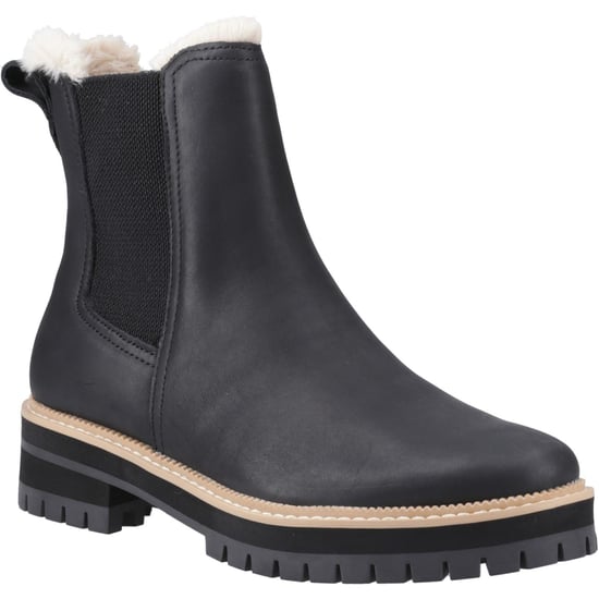 TOMS Bennet Leder Damen Schwarz Stiefel - Image 1