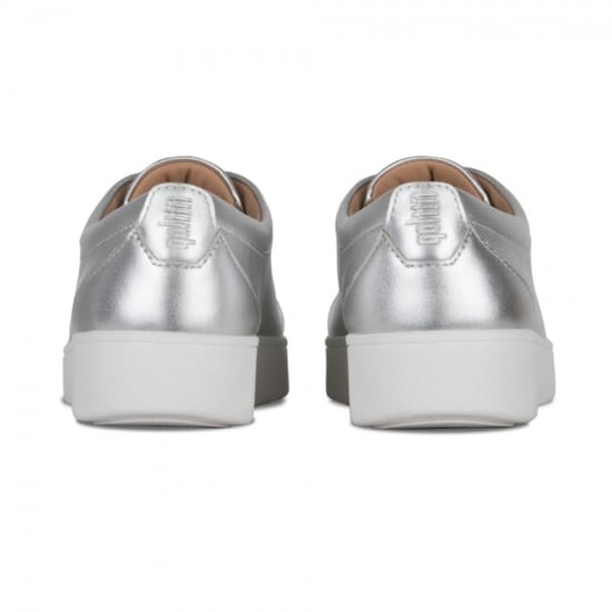 RALLY Damen Leder Sneaker Silber - Image 4