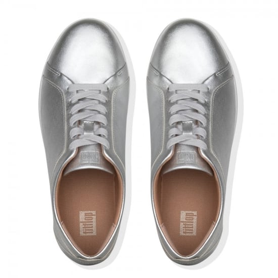 RALLY Damen Leder Sneaker Silber - Image 3