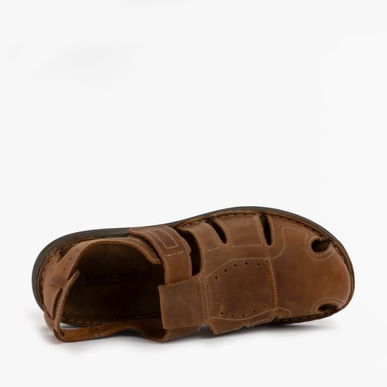 MAVERICK 01 Herren Leder Sandalen Kastanie - Image 2