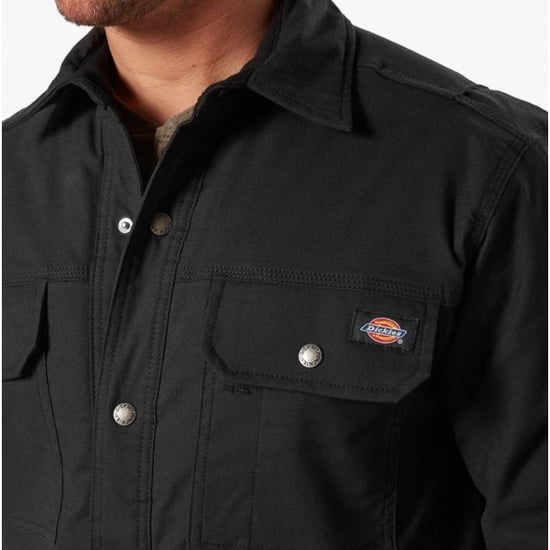 DUCK Herren Hemdjacke Schwarz - Image 5