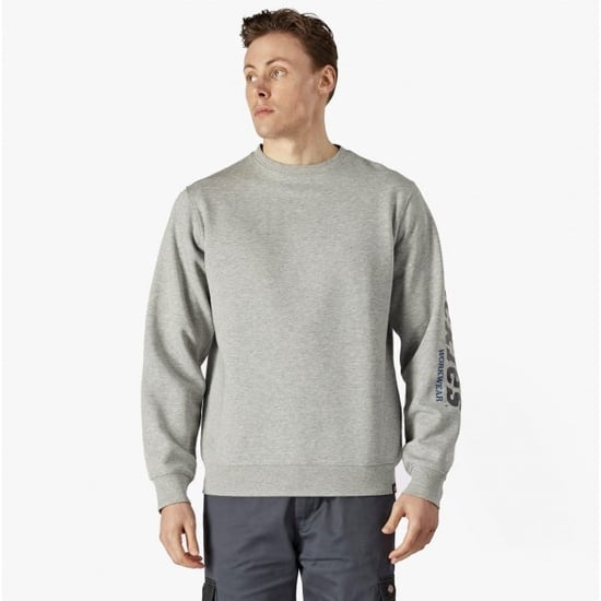 Dickies OKEMO Herren Grafik Sweatshirt Grau Melange - Image 1