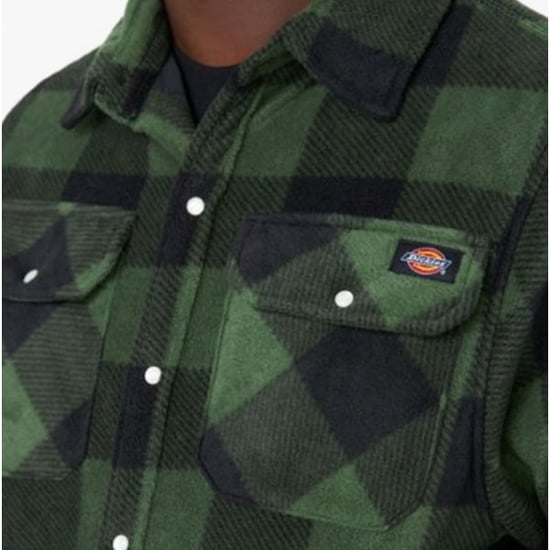 Dickies PORTLAND Herren Shirtjacke Grün - Image 3