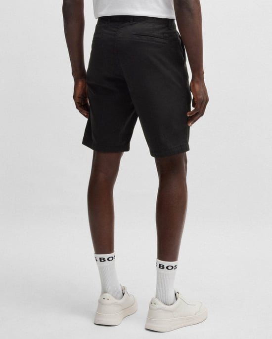 BOSS Orange Herren Slim Fit Chino Shorts aus stretchigem Baumwolltwill - Image 3