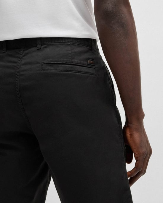 BOSS Orange Herren Slim Fit Chino Shorts aus stretchigem Baumwolltwill - Image 4