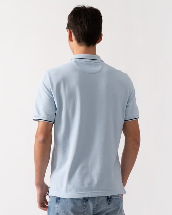 GANT Herren Poloshirt mit kurzen Ärmeln und Tipping aus Piqué - Image 4