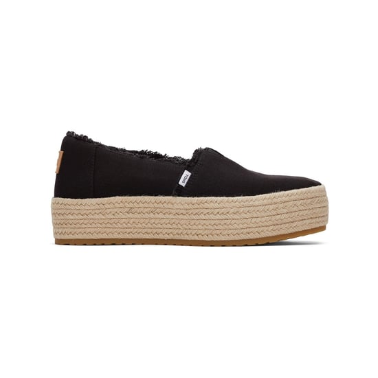 TOMS Valencia 100% Baumwolle Damen-Schwarzespadrilles - Image 5