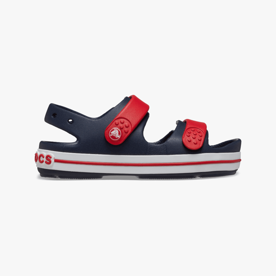 209424-4OT TODDLER CROCBAND CRUISER Kinder-Sandalen Navy/Varsity Red - Image 1