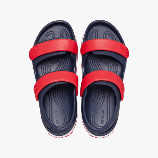 209424-4OT TODDLER CROCBAND CRUISER Kinder-Sandalen Navy/Varsity Red - Image 3