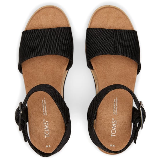 TOMS Diana Polyester Damen Schwarze Keilabsätze - Image 5