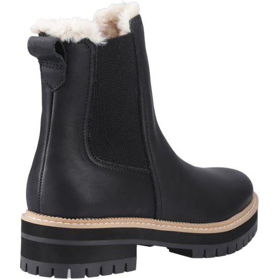 TOMS Bennet Leder Damen Schwarz Stiefel - Image 2