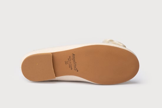 Ballerines de cérémonie en cuir de lin - Image 4
