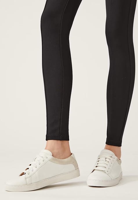 M&S Magic Shaping Leggings mit hoher Taille und Bauchansatz in Schwarz - Image 4