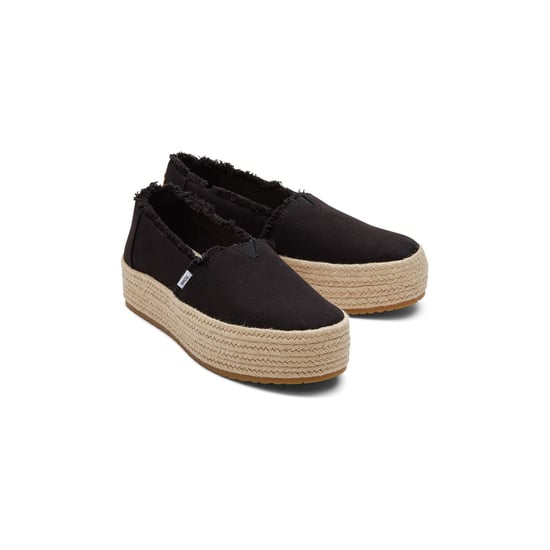 TOMS Valencia 100% Baumwolle Damen-Schwarzespadrilles - Image 1