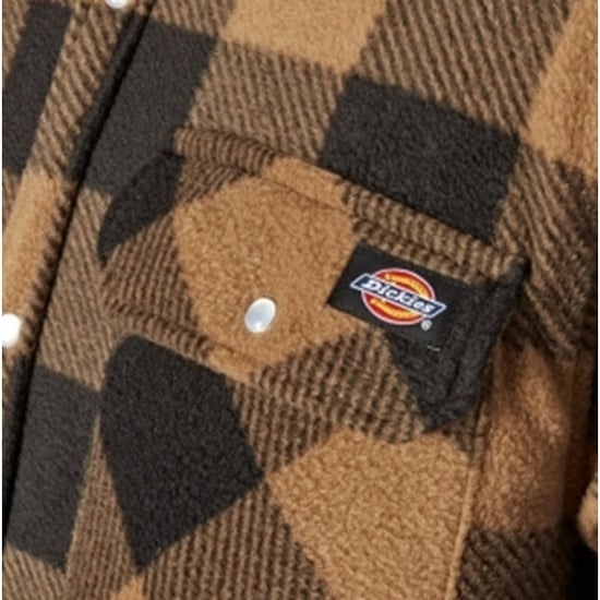 Dickies Herren Portland Langarm-Polsterhemd aus Polyester-Fleece - Image 3