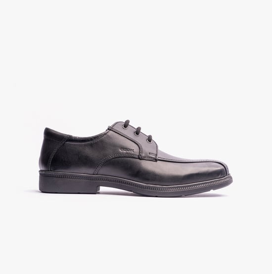 FEDERICO H Jungen Leder Schulschuhe Schwarz - Image 1