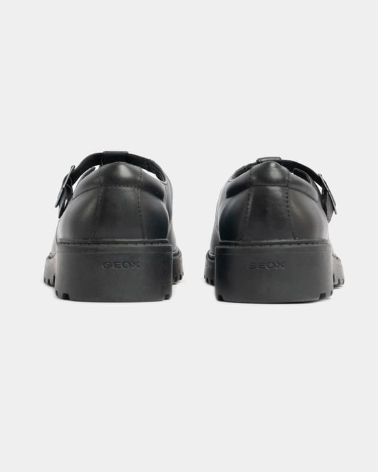 CASEY Mädchen Matte Schwarze Schulschuhe - Image 4