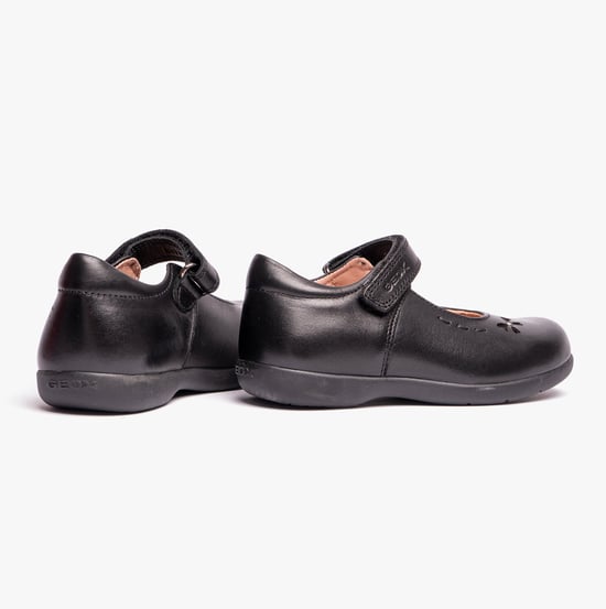 NAIMARA G A Mädchen Lederschuhe mit Klettverschluss Schwarz - Image 6