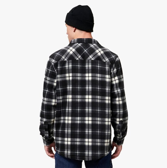 Hard Yakka QUILTED FLANELL Herren Hemdjacke Grau - Image 2