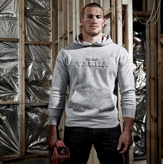 Hard Yakka Prägepullover Herren Sweatshirt Grau - Image 3
