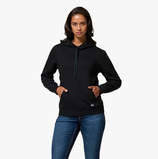 Hard Yakka GLADIATOR Damen Sweatshirt Schwarz - Image 1