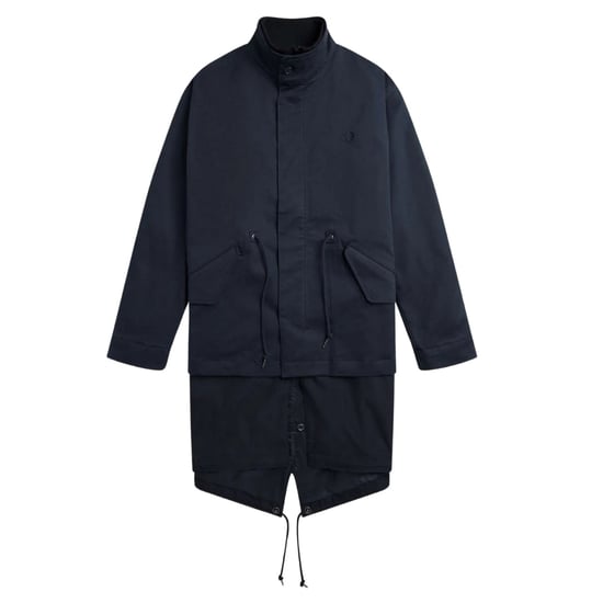 Fred Perry Doppellagige, schattierte marineblaue Jacke - Image 1