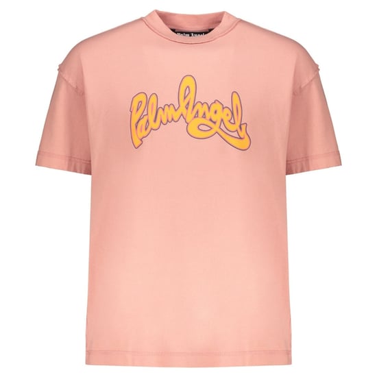 Rosafarbenes T-Shirt mit saisonalem Insideout-Logo der Palm Angels - Image 1