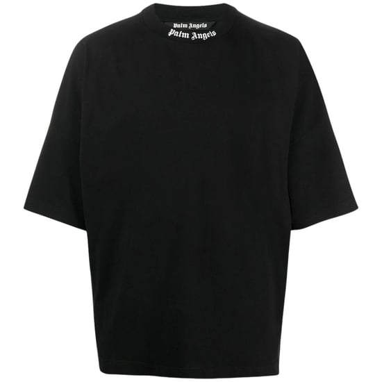 Schwarzes T-Shirt mit klassischem Logo von Palm Angels - Image 1