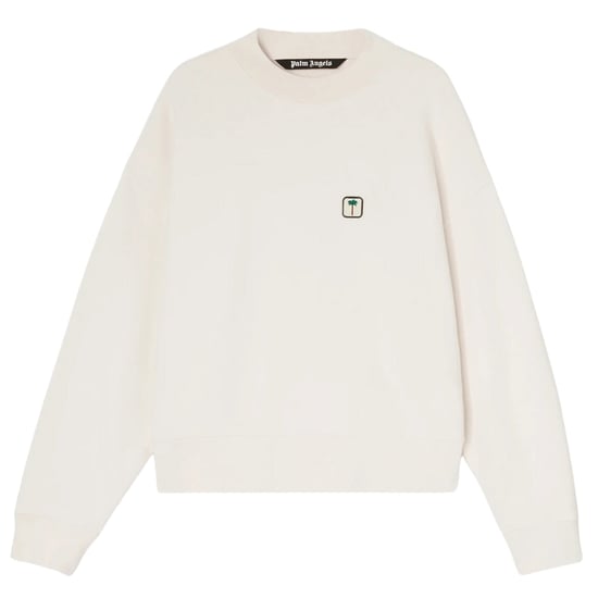 Palm Angels PXP Logo Off White Sweatshirt - Image 1