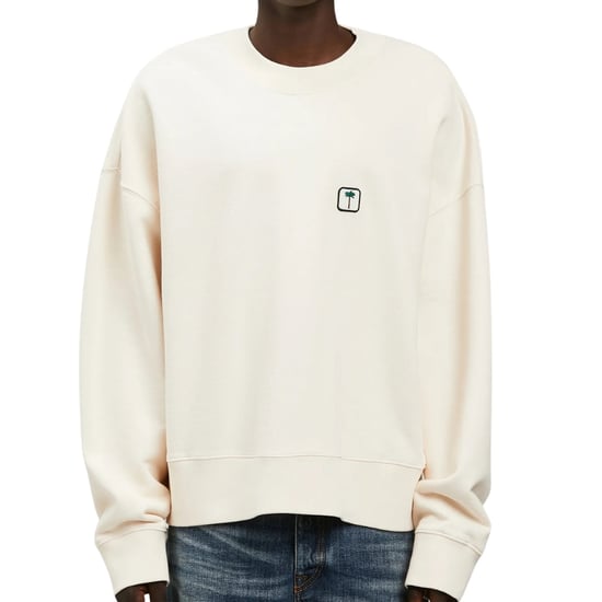 Palm Angels PXP Logo Off White Sweatshirt - Image 5