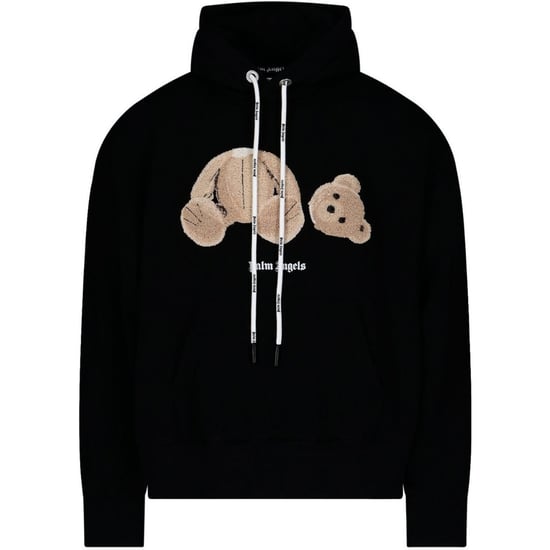 Palm Angels Kill The Bear Schwarzer Kapuzenpullover - Image 1