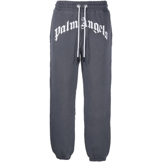 Palm Angels GD Currved Logo verwaschene schwarze Jogginghose - Image 1