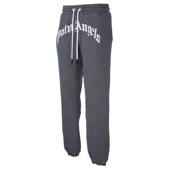 Palm Angels GD Currved Logo verwaschene schwarze Jogginghose - Image 3