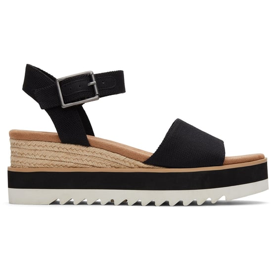 TOMS Diana Polyester Damen Schwarze Keilabsätze - Image 4