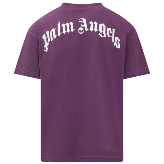 Lila T-Shirt mit Kill The Bear-Logo von Palm Angels - Image 2