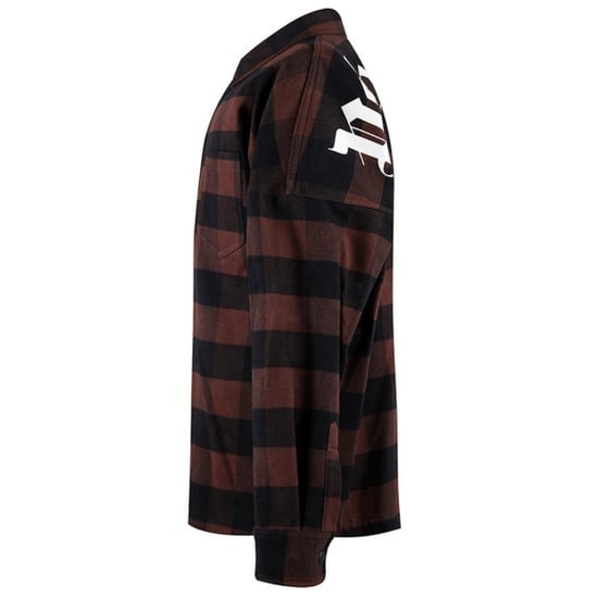 Braune Flanell-Overshirt-Jacke von Palm Angels mit klassischem Logo - Image 3