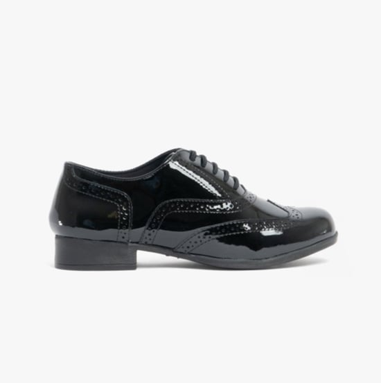 KADA Mädchen Schulschuhe Schwarz Lack - Image 1