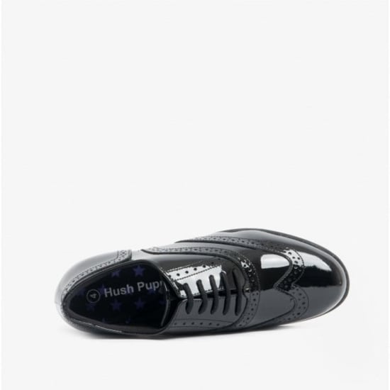 KADA Mädchen Schulschuhe Schwarz Lack - Image 5