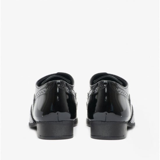 KADA Mädchen Schulschuhe Schwarz Lack - Image 3
