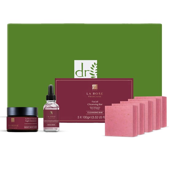 Dr Botanicals Anti-Aging La Rose Française Abendpflege-Geschenkset - Image 1