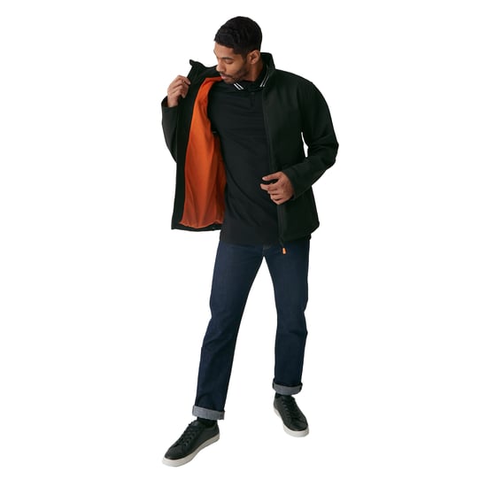 Regatta - Softshelljacke für Herren (Schwarz) - Image 3