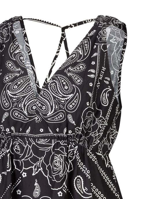 Replay Freizeitkleid All Over bedruckte Baumwollpopeline - Image 3